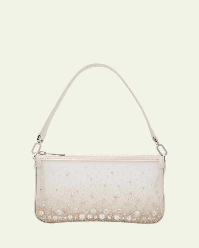 Loubila Mini Mesh Embellished Shoulder Bag